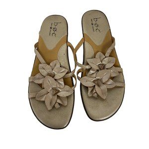 b.o.c Tan Floral Sandals